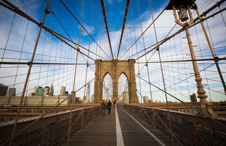 Hur lång är Brooklyn Bridge? I Miles och Mätare? / NewYork