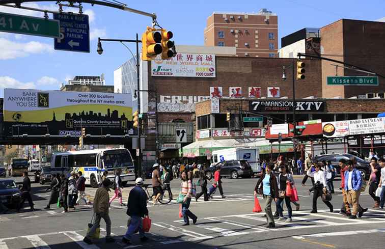 Är Queens en förort till New York eller en del av staden? / NewYork