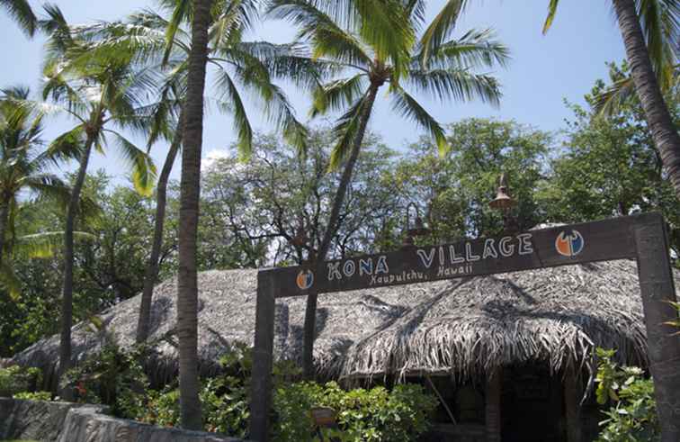 Kona Village Resort in Hawaï / stranden