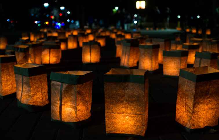 Maak een Holiday Luminaria en Luminaria Light Display / New Mexico