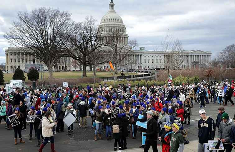 Marcha por la vida y Roe v. Wade Anniversary Rally en Washington D.C. / Washington DC.