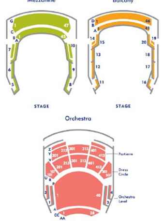 Mesa Arts Centre Theatre Seating Charts / Arizona