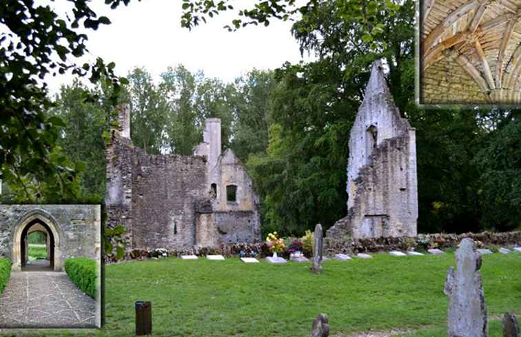 Minster Lovell Hall - Haunted and Haunting Ruins nära Oxford / england