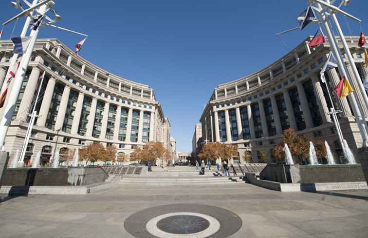 Navy Memorial en het Naval Heritage Centre in Washington, DC / Washington, D.C..