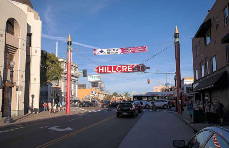 Quartieri di San Diego Hangouts Shopping a Hillcrest / California