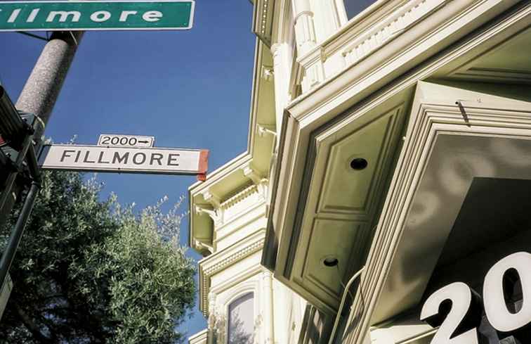 Quartiere di San Francisco Fillmore Street Shopping / California