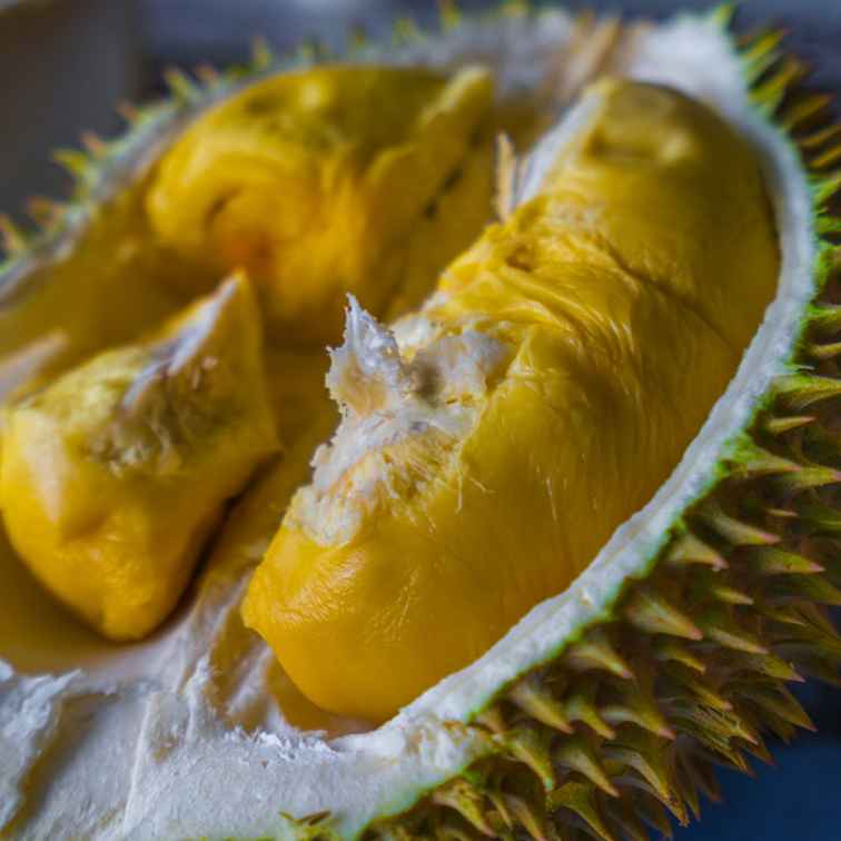 Assapora il Durian offensivamente sognante dell'Asia