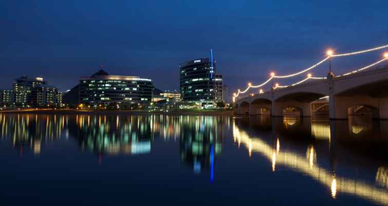 Indicazioni per Tempe Beach Park e Tempe Town Lake / Arizona