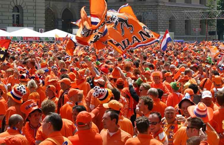 El holandés y el color naranja