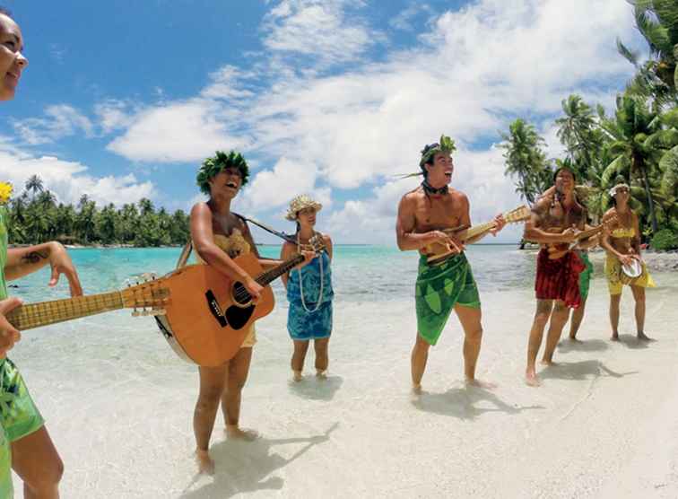 Les îles exotiques de Tahiti, aussi connues et appréciées que la Polynésie française / Îles du Pacifique