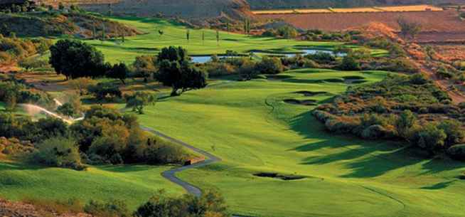 The Palms Golf Club à Mesquite, Nevada / Le golf