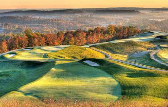 Der Pete Dye Kurs bei French Lick, Indiana