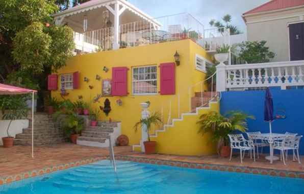 The Pink Fancy Hotel à St Croix, île vierge des États-Unis / Le golf