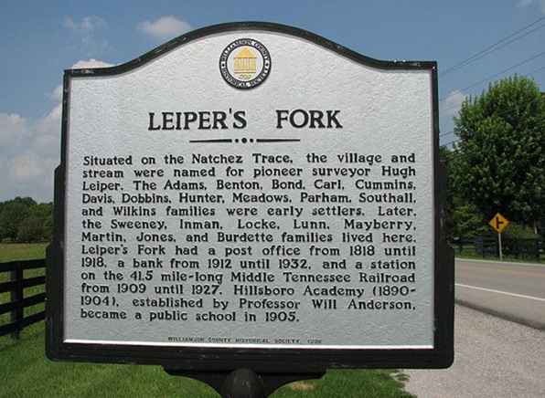 Saker att göra i Leiper's Fork, Tennessee