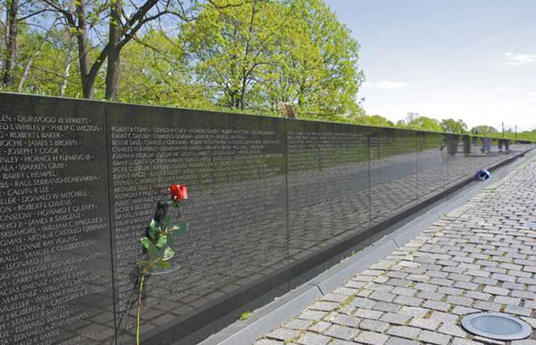 Memoriale dei veterani del Vietnam a Washington, DC / Washington DC.