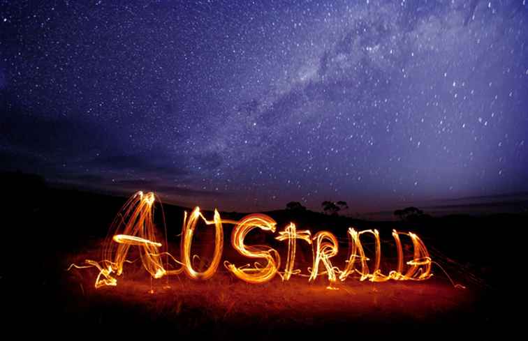 Voir les cieux de Down Under Star regardant en Australie / Australie