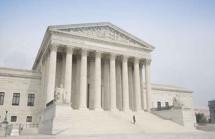 Visitando la Corte Suprema degli Stati Uniti a Washington, DC / Washington DC.