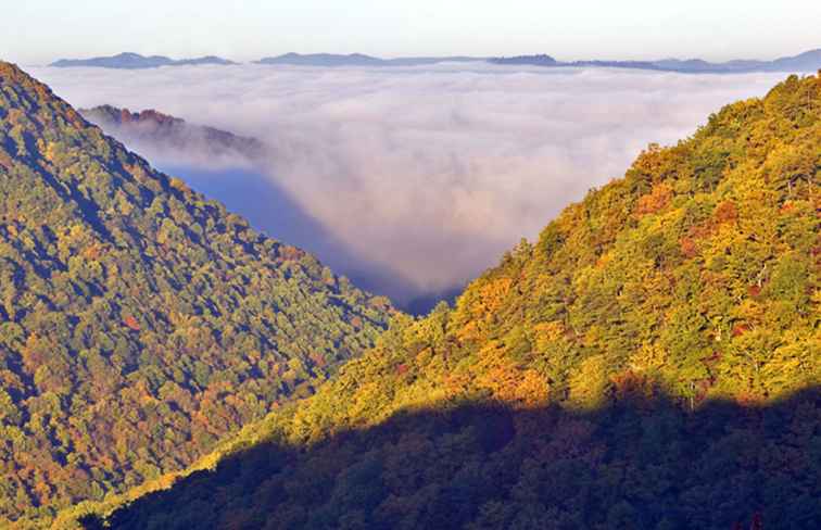 West-Virginia's meest schilderachtige en wegen en Byways / West Virginia