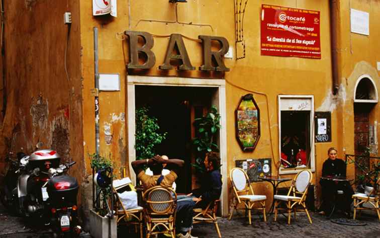 Qué esperar en un bar en Italia