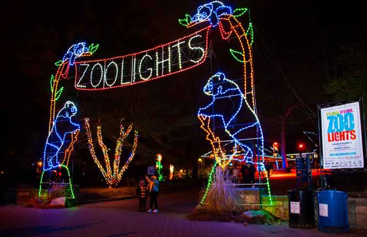 ZooLights 2017 Luci natalizie allo zoo nazionale / Washington DC.