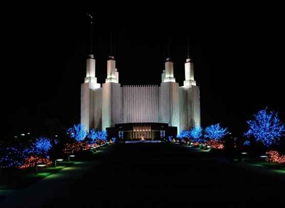 2017 Festival of Lights in de Mormon-tempel in Washington, D.C. / Washington, D.C..