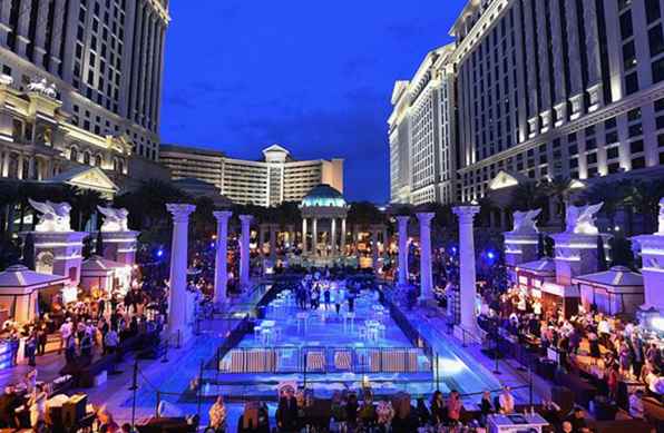 2017 Vegas Uncork'd door Bon Appetit Food and Wine Festival over de Las Vegas Strip / Nevada