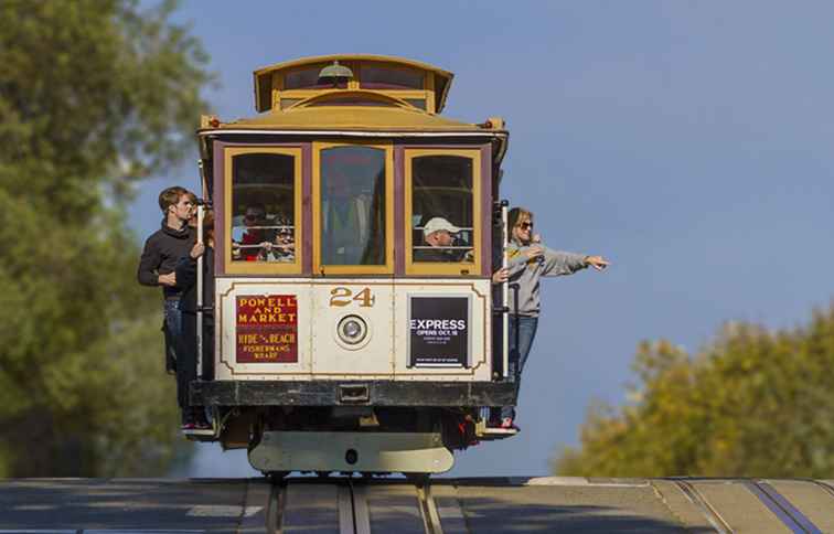 Un giro in funivia di San Francisco / California