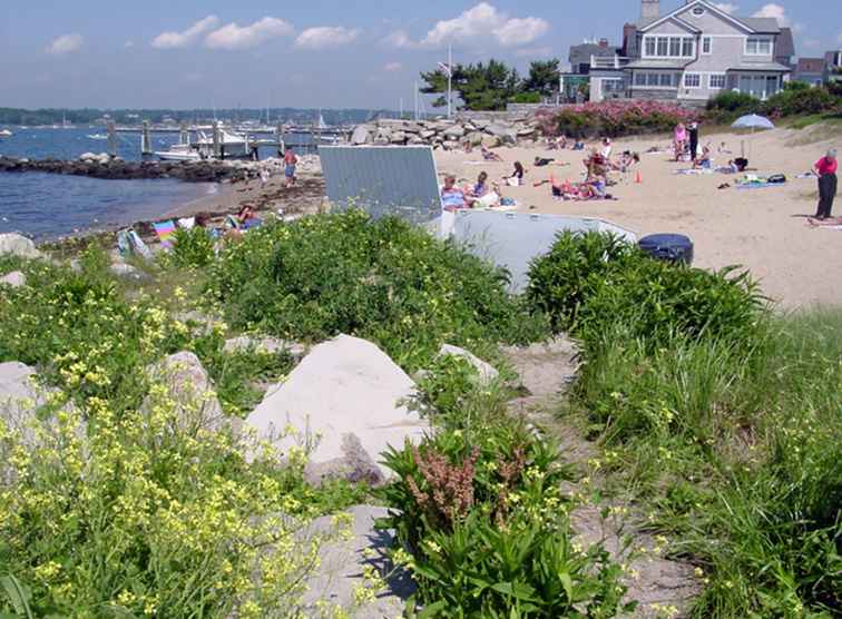Une petite plage pittoresque et isolée à Stonington, CT / Connecticut