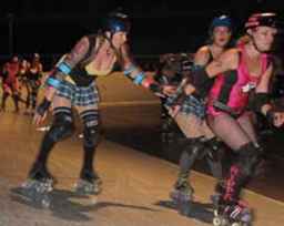 Derby de chicas de Arizona Derby Dames All-Girl en Phoenix / Arizona