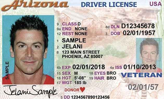 Licencia de Conducir de Arizona vs. Tarjeta de Identificación REAL / Arizona