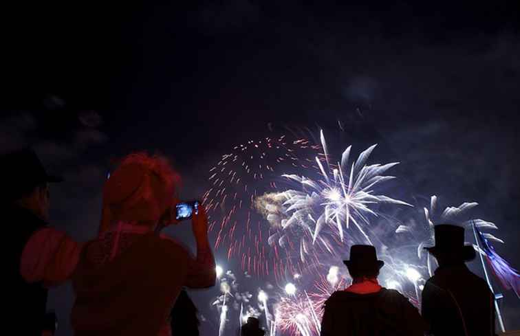 4 juli vuurwerk en evenementen in Baltimore / Maryland