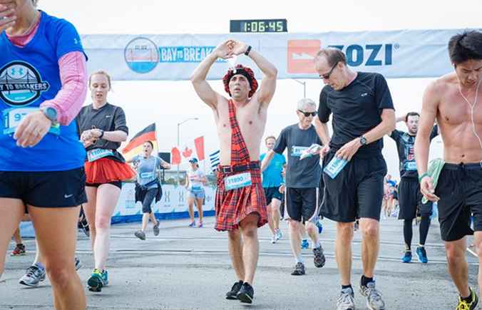 Bay till Breakers av siffrorna / kalifornien