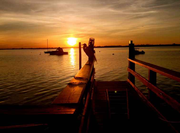 Broad Channel, Queens rodeado por Jamaica Bay / Nueva York