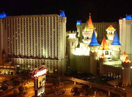 Budgeten är inte dålig på Excalibur Las Vegas / Nevada