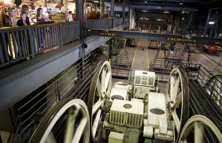 Cable Car Museum i San Francisco / kalifornien