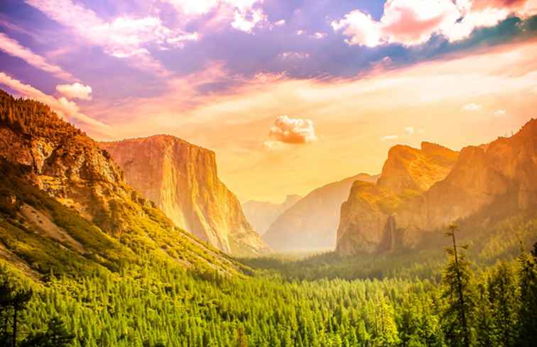 Parque nacional de Yosemite de California Una descripción