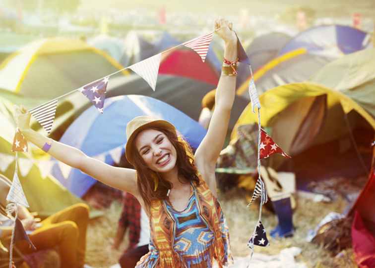 Camping Festivals und Outdoor-Konzerte Auflistung