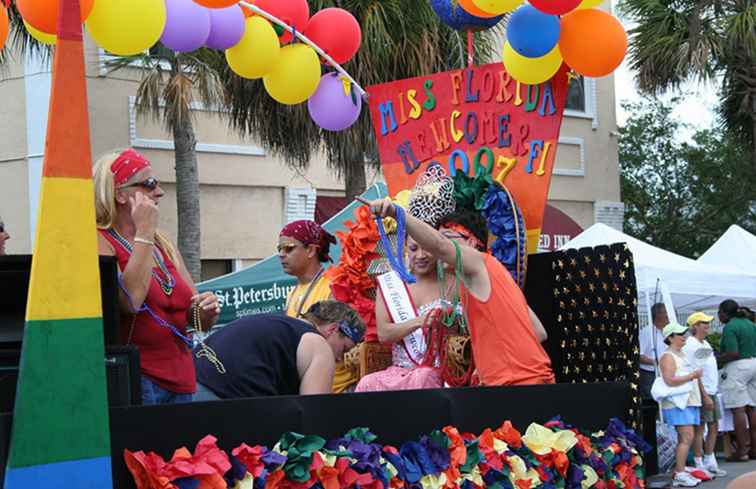 Firande Gay Pride i Tampa Bay / florida