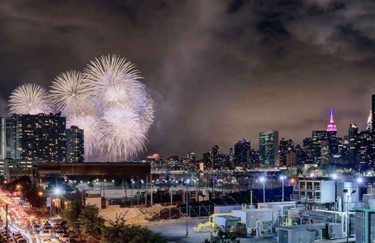 Viering van de onafhankelijkheidsdag in Queens, New York / New York