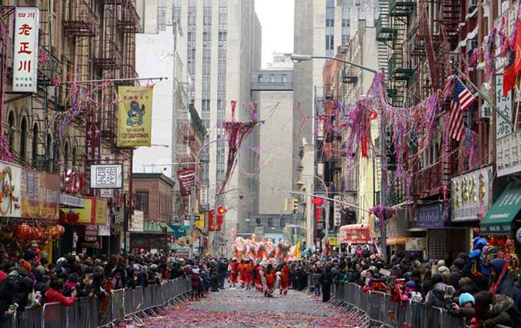 Chinees Nieuwjaar Voetzoeker Ceremonie en Cultureel Festival / New York