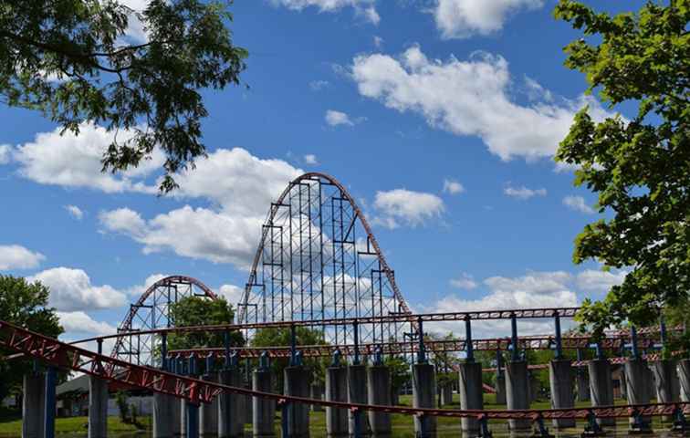 Onderzetters, waterglijbanen, kamperen en accommodaties in Darien Lake / New York