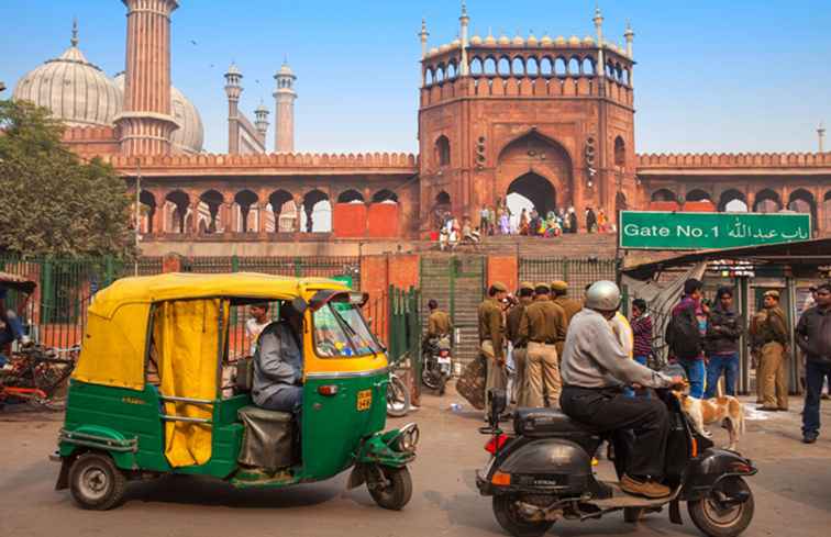 Guide de Voyage Essentiel sur Delhi Auto Rickshaws et Fares / Delhi