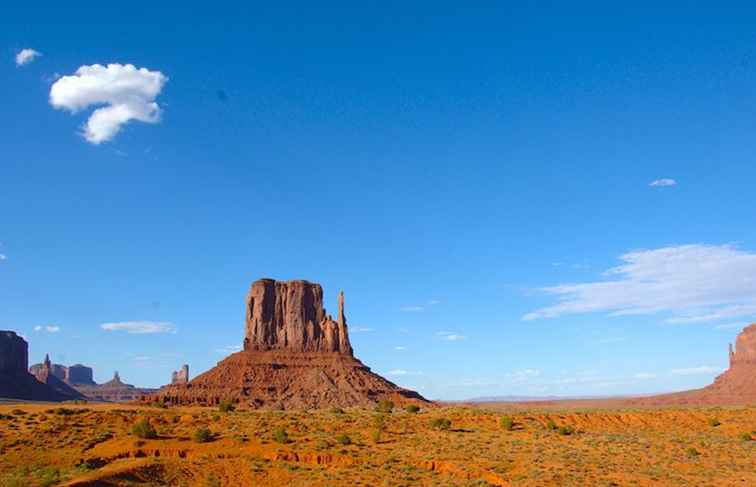 Guidando a Monument Valley e Four Corners da Las Vegas / Nevada