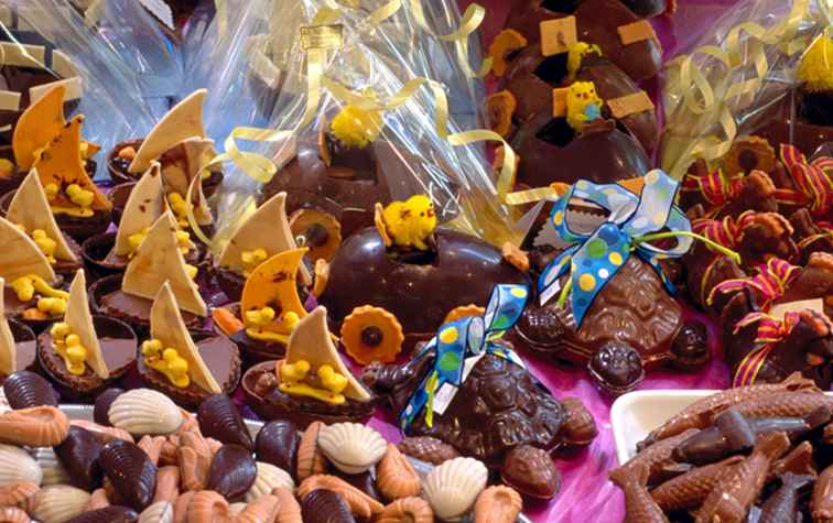 Semana Santa en Francia y tiendas de chocolate
