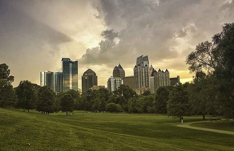 De groene ruimte van Atlanta verkennen / Georgië