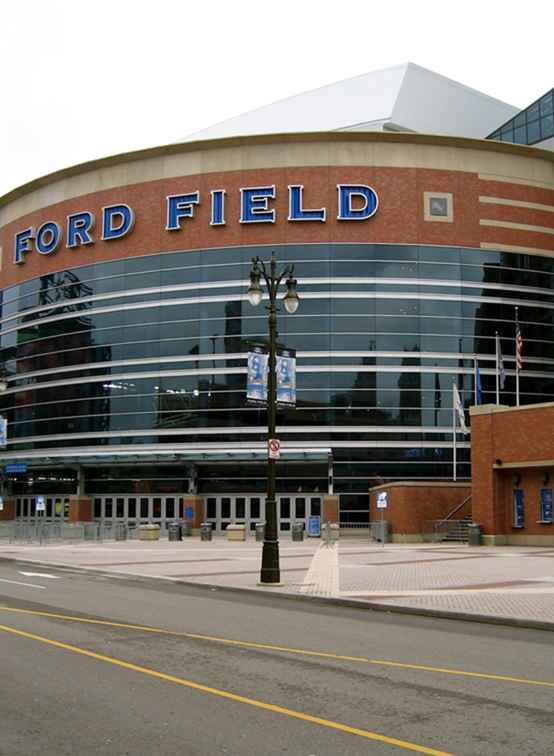 Ford Field Das Detroit Lions Fußballstadion / Michigan