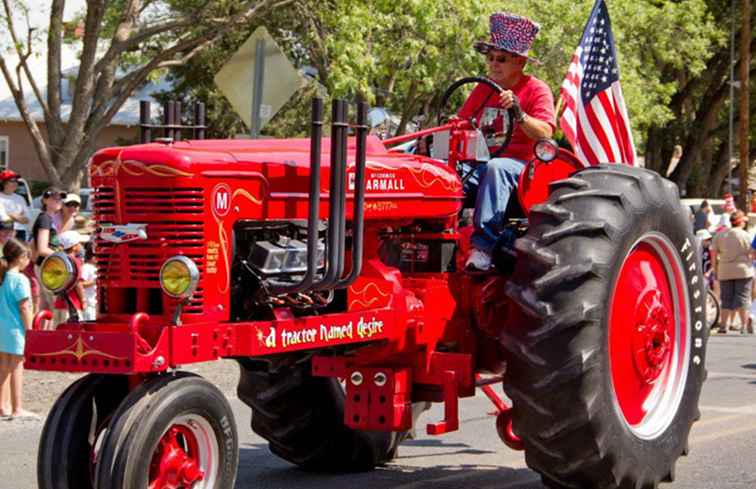 Vierde juli paradeert rond Albuquerque / New Mexico