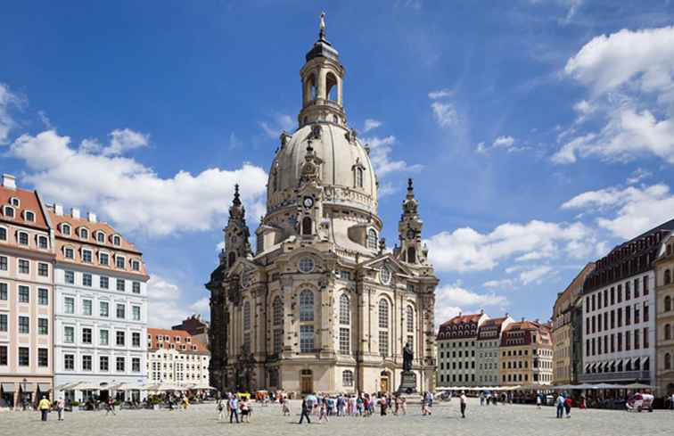 Frauenkirche, la Chiesa di Nostra Signora a Dresda / Germania