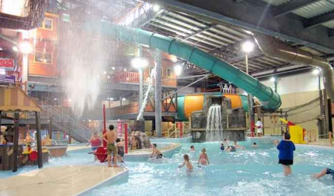 Gold Rush Water Park in Double JJ Resort / Michigan