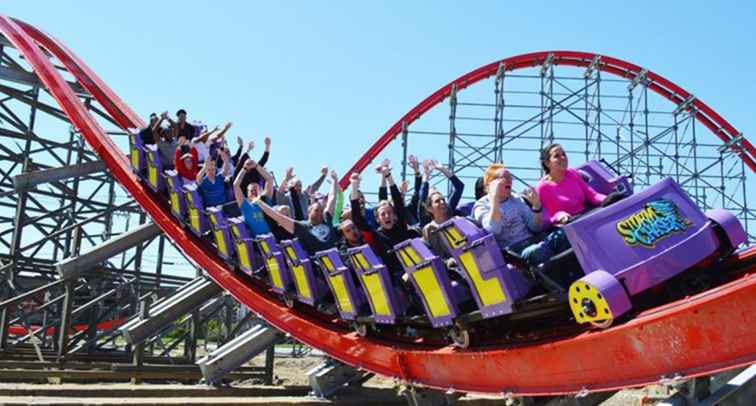 Great Coasters och Free Water Park i Kentucky Kingdom / Kentucky